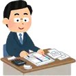 残業代の計算のイラスト